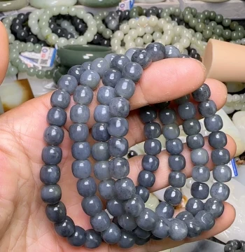 Hetian Jade Seed Material 7/8mm 22.3g