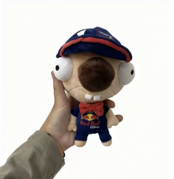 Paddock Cats F1 Red Bull Big-Head Max Verstappen Merchandise Plush Doll Toy Birthday Gift dudududu
