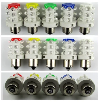 LED Three-Color Light Machine Tool Instrument Indicator Alarm Light 12V 24V 220V 110V Bayonet B15 Small Bulb Lamp Bead