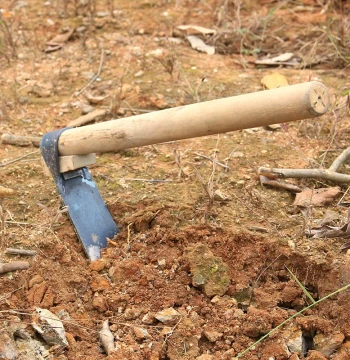 Vintage Small Hoe for Gardening, Digging Soil and Wild Vegetables, Agricultural Hoe for Planting, Bamboo Shoots, Sweet Potatoes