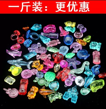 Kids Gem Toys Diamond Crystal Acrylic Plastic Colorful Animal Princess Archaeology Pretend Play Treasure Gift