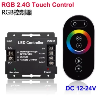 Mini LED Strip Controller 12V RGB Dimmer for 3528 5050 Light Strips - Manual Controller
