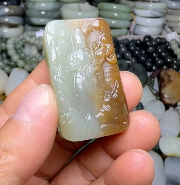 Hetian Jade Qiemo Material 28.5g