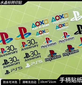 PS5 Console Limited 30th Anniversary LOGO Sticker Host Custom Sticker DS5 Controller Modification PS4