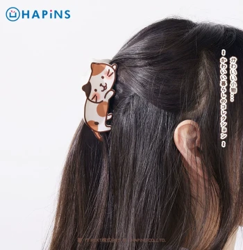 Japan HAPiNS Calico Cat Summer Claw Clip - Premium Hair Accessory for Women