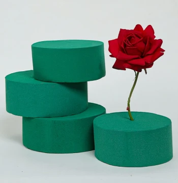 Round Floral Foam Block for Flower Arrangement Wedding Car Celebration Hug Bucket Special Water-Locking Moisturizing Florist Shop Supplies