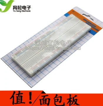Breadboard 830 Holes Red and Blue Lines Solderless Breadboard No-solder Test Circuit Board Universal Board