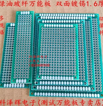 Universal PCB Perf Board Circuit Board Double-Sided Tin-Plated Hot-Air Levelled Prototyping Board