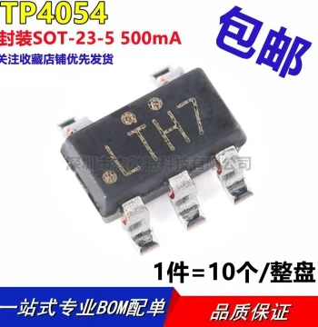 Original Authentic SMD TP4054 SOT-23-5 500mA Battery Power Management Chip Marking LTH7