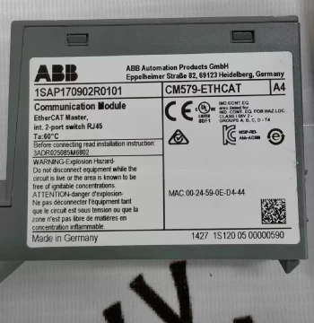 Negotiable ABB Communication Module CM579-ETHCAT, Original In Stock 1SAP170902R0101