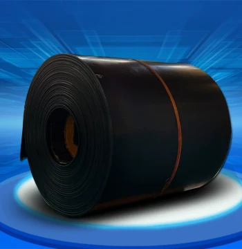 THREEV 3D High-Temperature & Wear-Resistant Rubber/Nylon Conveyor Belt - Endless Loop Assembly Line Belt with Cleats for Mining Inclines