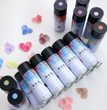 Fresh Flower Spray Paint Specialty Floral Color Hand-Shake Dye for Bouquets Blue Purple Aerosol Spray Florist Supplies