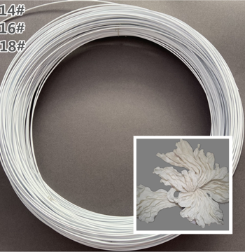 16#14#18# Handmade Wire for DIY Large Paper Flowers, Yarn Flowers, and Silk Flower Shaping - Glue-Coated Wire