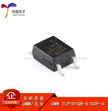 Original Genuine UMW TLP181GB-S SOP-4 SMD Phototransistor Coupler Chip