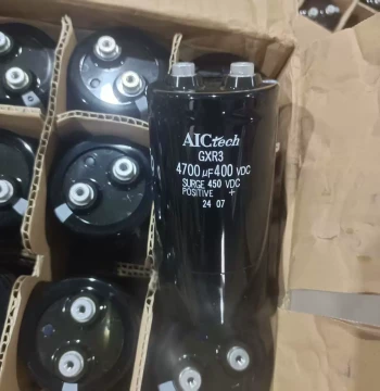 AIC 400V/450V 4700uF Capacitor Bolt Terminal 65*125mm Size Universal High Voltage Resistant Capacitor
