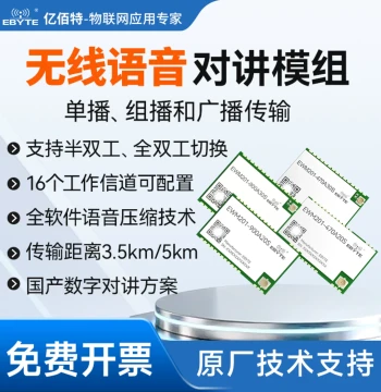 470/915M Full/Half-Duplex Wireless Voice Transmission Module - Integrated Transceiver for Digital Walkie-Talkies