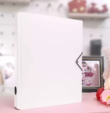 RINGNOTE 6-inch 8-inch Idol Photo Album, 4-Grid 2-Grid Storage Book for Polaroids and Postcards