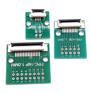 FPC/FFC Adapter Board Soft Ribbon Cable Connector 0.5mm/1.0mm to Straight Pin 2.54 Connector