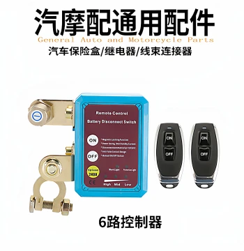 Car Battery Negative Terminal Manual Remote Disconnect Switch 12V 24V High Current Anti-Drain Power Protection Switch