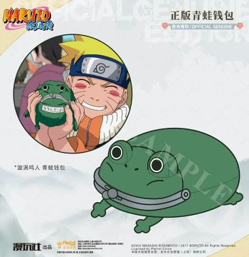 Manwanshe Naruto Uzumaki Frog Wallet Coin Purse Anime Merchandise