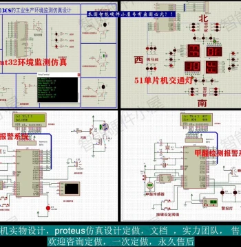 Proteus Simulation Physical Design Development 51 Microcontroller Program IoT Custom Services STM32, MSP430