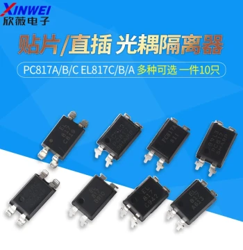 Through-Hole PC817 EL817 Surface-Mount TLP291 EL3H7 Optocoupler Isolator SOP/DIP-4 Photoelectric Coupler