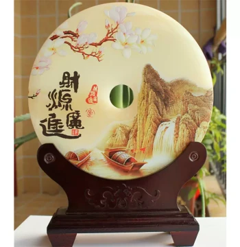 Premium Natural Jade Ping An Kou Ornament Housewarming Gift Office Wine Cabinet Living Room Entryway Display Piece