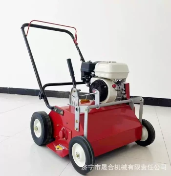 Gasoline Push-type Lawn Dethatcher, Root Aeration Turf Rake, Lawn Maintenance Grooming Machine