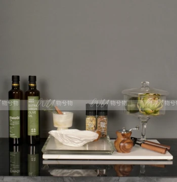 WU Wuxiwu Modern Showroom Fresh Kitchen Countertop Spice Tray Olive Oil Afternoon Tea Decorative Ornaments