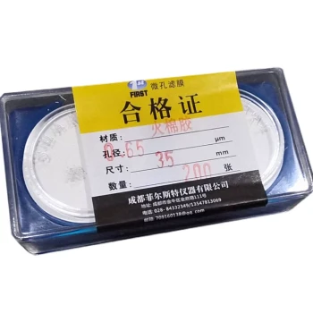Collodion Microporous Filter Membrane 35mm*0.65–0.7μm (200 Sheets/Box) – For Ascaris Egg Detection