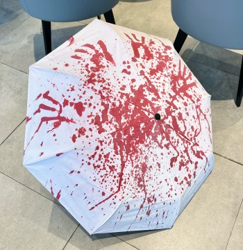 Color-Changing Umbrella Upon Water Contact, High-Aesthetic Gradient Automatic Sun-Rain Dual-Use Umbrella, Fully Automatic Sunshade Fun Niche Auto Umbrella