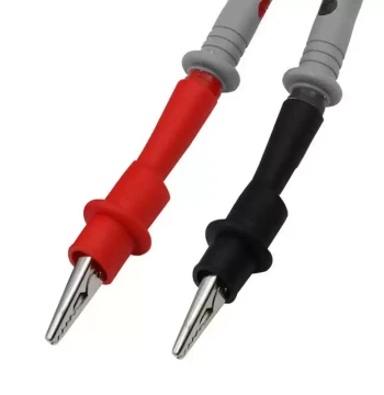 Multimeter Test Lead Alligator Clips, Universal Multimeter Probe Alligator Clips, Needle-Type Clips, Circuit Metal Alligator Clips