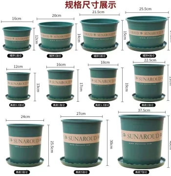 Plastic Flower Pot 2025 New Arrival Succulent Rose Resin Small Pothos Premium Large Gallon Potted Plant Thickened Breathable Balcony