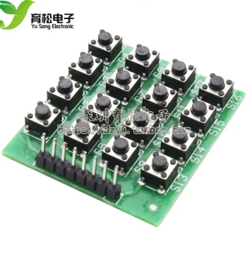 Micro Switch 4x4 Matrix Keyboard 16 Keys MCU Expansion Keyboard Module