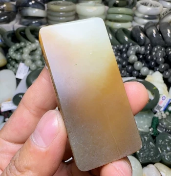 Hetian Jade Qiemo Material 73.2g