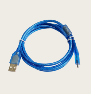 Download Cable Compatible with Weinview Touch Screens, Model TK6071iP/MT6103iP, Communication Programming USB Data Cable