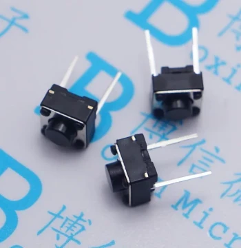 Buy 1 Get 100 Middle Two-Pin 6*6*5mm Tactile Switch 6*6*5 Micro Switch Push Button Switch