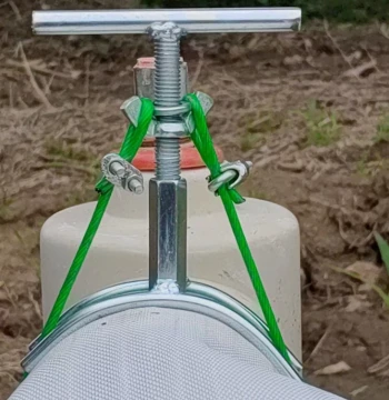 New Agricultural Irrigation Clamp, 4.5-inch Water Belt Interface, Magic Water Pipe Connector for Cloth Pumps, Inlet/Outlet Steel Wire Rope Clamps