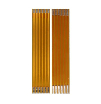 1.0mm Pitch FPC Yellow Welding Flat Cable 3/4/5/6/7/8/9/10/12 Pin Core Flexible Printed Circuit