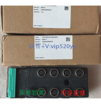In Stock Imported P+F Pepperl+Fuchs VBA-4E4A-G12-ZAJ/EA2L with Optional Pre-assembled Cable Order Number