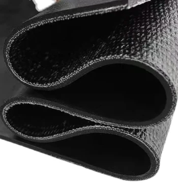 4-Meter Wide Waterproof Rubber Conveyor Belt for Roofing - Anti-Slip Wear-Resistant Rubber Mat for Workshop Floors and Ground Covering