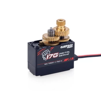 Surpass-hobby 17g Metal Gear Digital Servo for High-Speed Cars, Bull D90, 99S, WPL Modification Parts