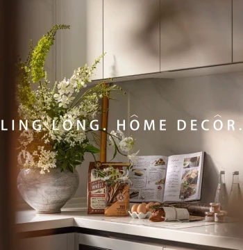 Model Room Whole House Customization Showroom Kitchen Vintage Light Luxury Pastry Making Theme Soft Furnishing Decor, Vases, Floral Art, Books