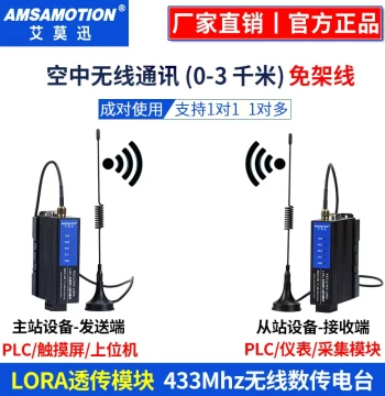 Aimoxun RS485 Wireless Transceiver Communication Module - Remote Serial Signal Transmission LoRa Wireless Data Radio