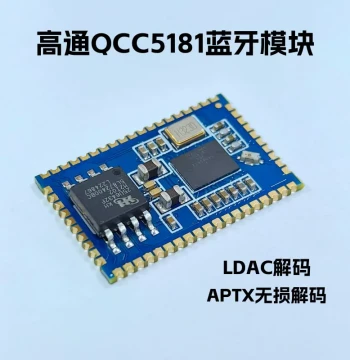 Qualcomm QCC5181 Bluetooth Audio Module with LDAC/LHDC Decoding, I2S, and Auracast Support