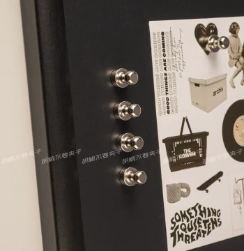 Heavy-Duty Metal Magnetic Pins for Fridge, Pegboard, Postcards, Notes, Instant Photo Fixing, Magnetic Decoration