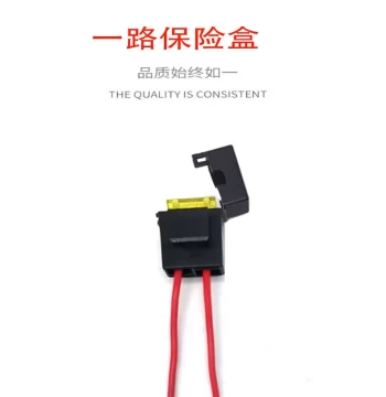 Mingguang Car Electric Vehicle Single-Channel Fuse Box 12V 24V DC One-In-One-Out Medium Size with Wire Fuse Holder