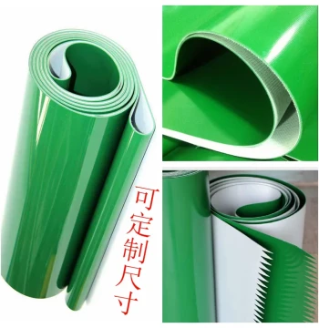 Anti-Static PVC Conveyor Belt, Wear-Resistant and Anti-Slip, Logistics Transmission Belt for Electronics Factory Automation with Guide Strips and Baffles
