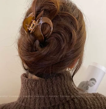 Irregular Shape Hair Claw Clip Summer Hairpin for Women 2025 New Back-of-Head Shark Clip Premium High Ponytail Hair Grabber Headwear