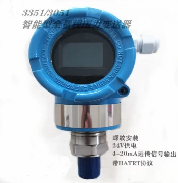 3151 3051 Smart Pressure Transmitter 4~20mA Threaded Installation HART Protocol Intrinsically Safe Explosion-Proof Type
